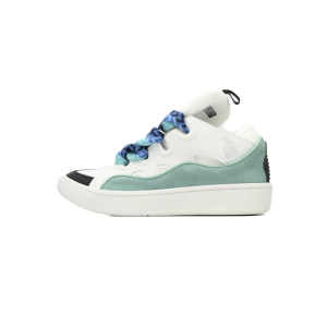 Lanvin Curb Sneaker White Blue FMSKRK11DRAGH22
