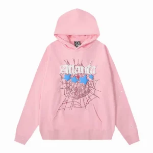 Sp5der Atlanta Hoodie 'Pink'