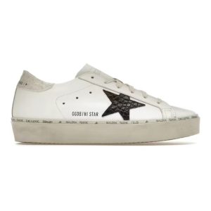 Golden Goose Hi Star White Black Star (Women's)