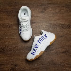 MLB White Blue "New York" Sneaker