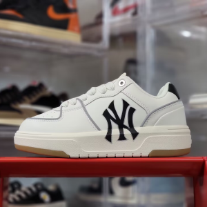 NY MLB Chunky Liner Sneaker White Black