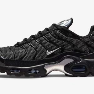 Nike Air Max Plus Black Suede Silver (Women's)