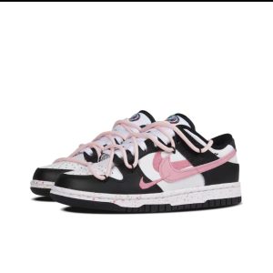 Nike Dunk Low Black and Pink