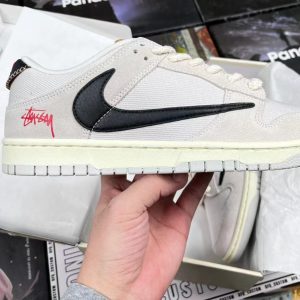 Nike Dunk Low SB STUSSY CREAM BLACK (TOP QUALITY)