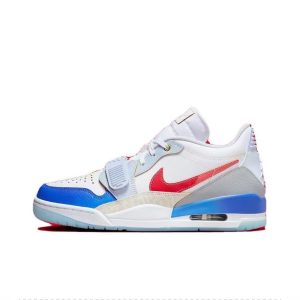Jordan Legacy 312 Low White Game Royal University Red