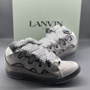 LANVIN CURB SNEAKERS Grey