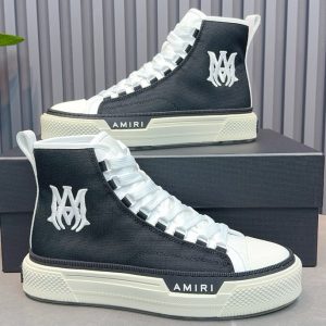 Amiri M.A. Logo Court High 'Black White'