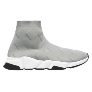 Balenciaga Speed Trainer Grey Logo