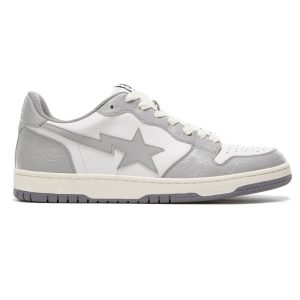 A Bathing Ape Court Sta Light Grey Cream