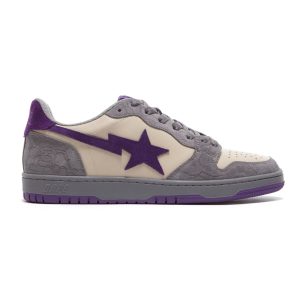 A Bathing Ape Court Sta Mist Grey Royal Purple