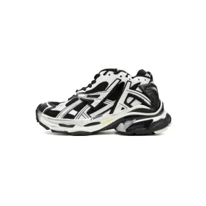Balenciaga Runner Sneaker Black White 677403 W3RB2 9010