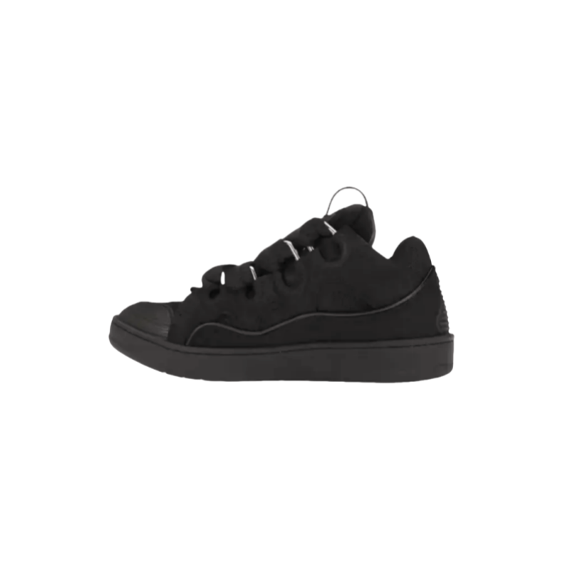Lanvin Leather Curb Triple Black