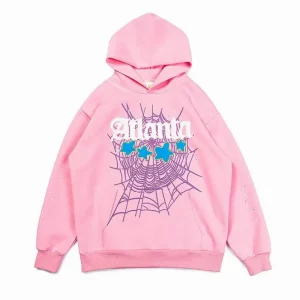 Sp5der Atlanta Hoodie 'Pink