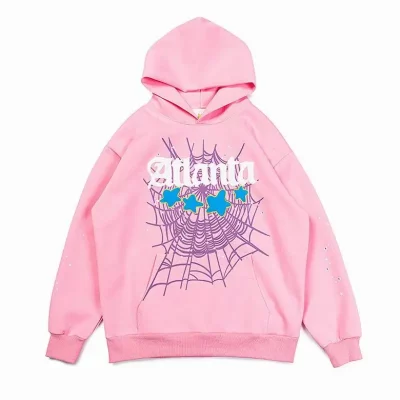 Sp5der Atlanta Hoodie 'Pink