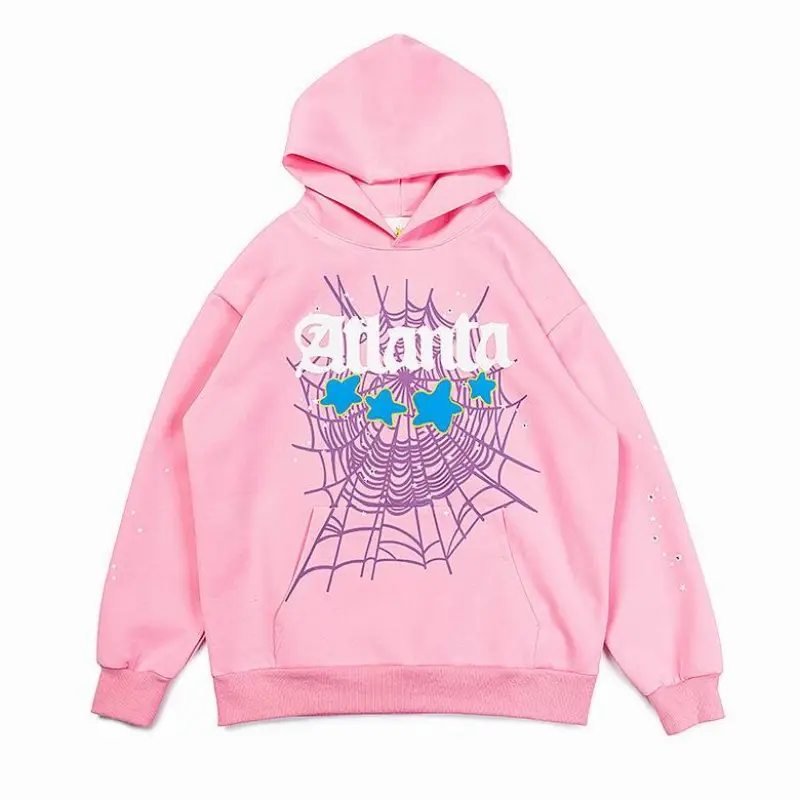 Sp5der Atlanta Hoodie 'Pink