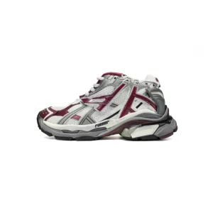 Balenciaga Runner White Wine Red 677402 W3RB2 9060
