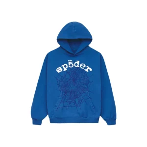 Sp5der Legacy Hoodie Blue