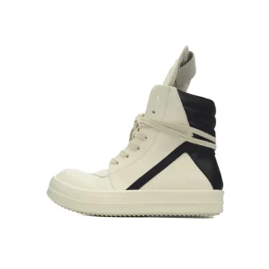 Rick Owens Luxor Geobasket High 'Milk Black'