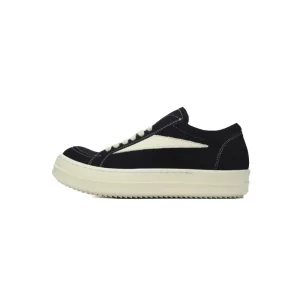 Rick Owens Suede Vintage 'Black Milk White’