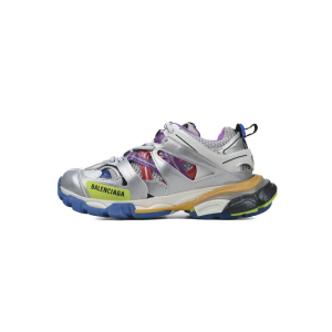 Balenciaga Track Leather-Free White Silver Multi 542023W2FSA8123