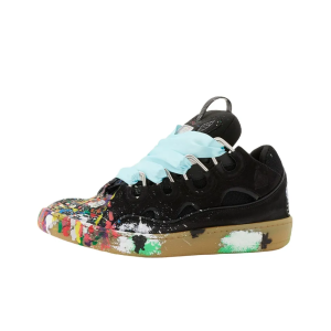 Lanvin Leather Curb Gallery Dept. Black Multi  FM-SKRK11-DRGD-P2210S1