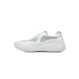 Prada Americas Cup White Silver Red  4E3400_ASZ_F0J36