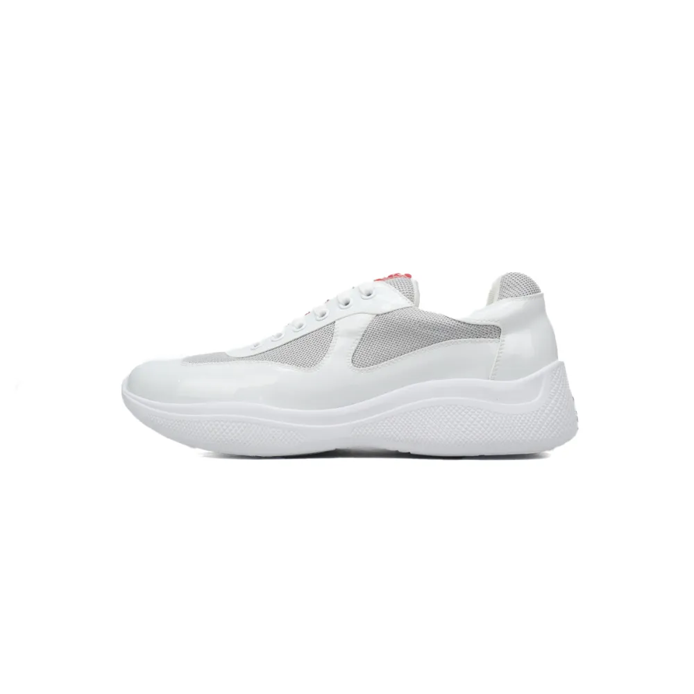 Prada Americas Cup White Silver Red  4E3400_ASZ_F0J36