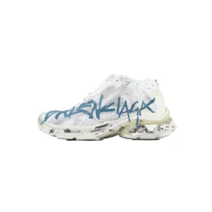 Balenciaga Runner Sneaker 'Graffiti - White Blue