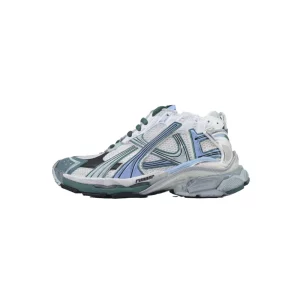 Balenciaga Runner Sneaker 'White Green Blue