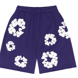 Denim Tears The Cotton Wreath Shorts Purple FW23