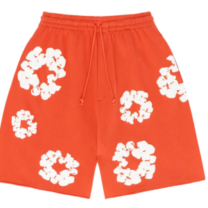 Denim Tears The Cotton Wreath Shorts Orange FW23