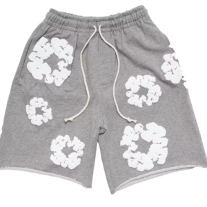 Denim Tears The Cotton Wreath Shorts Grey FW23