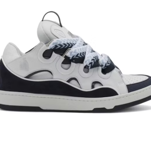Lanvin Leather Curb White Navy Blue FU-SKDK12-BICO-0029