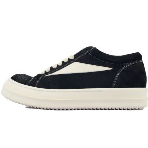 Rick Owens Suede Vintage 'Black Milk White