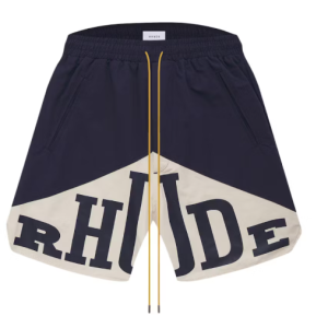 Rhude Cupro Yachting Shorts Navy/White