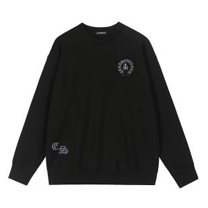 Chrome Hearts Hoodie with Metal Label Cross