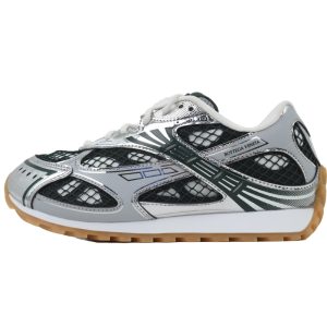 Bottega Veneta Orbit Dark Green Silver