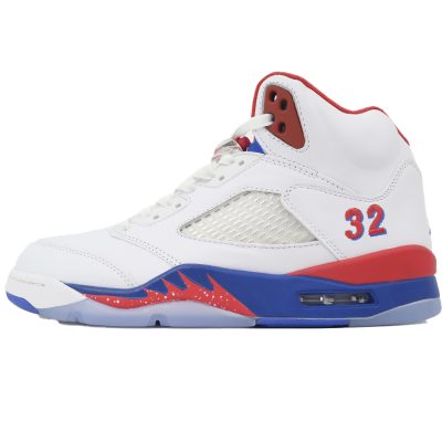 Air Jordan 5 Retro Bai Lan Hong